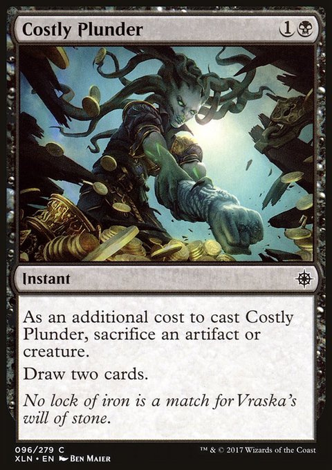 Costly Plunder, Ixalan #96, Magic: The Gathering card