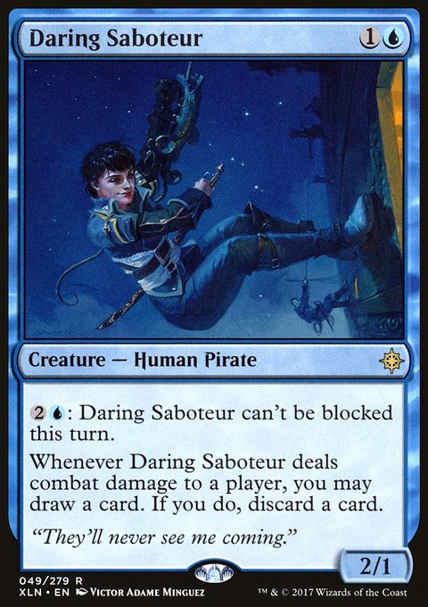 Daring Saboteur, Ixalan #49, Magic: The Gathering card
