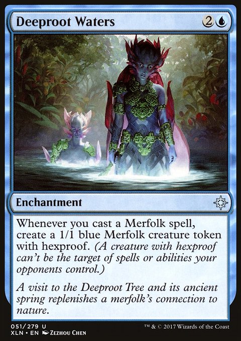 Deeproot Waters, Ixalan #51, Magic: The Gathering card