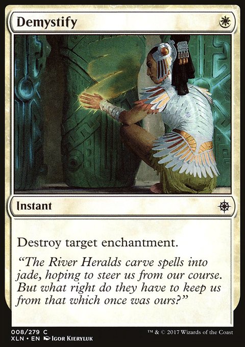 Demystify, Ixalan #8, Magic: The Gathering card