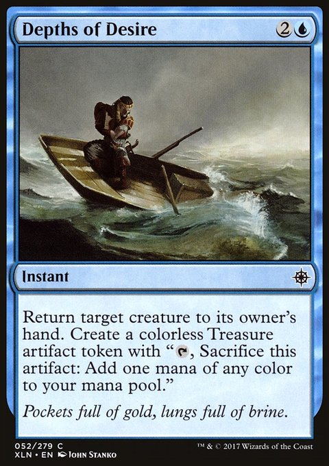 Depths of Desire, Ixalan #52, Magic: The Gathering card