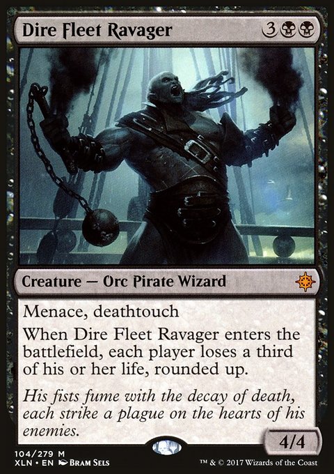 Dire Fleet Ravager, Ixalan #104, Magic: The Gathering card