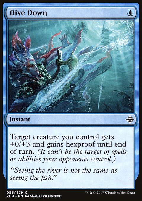 Dive Down, Ixalan #53, Magic: The Gathering card