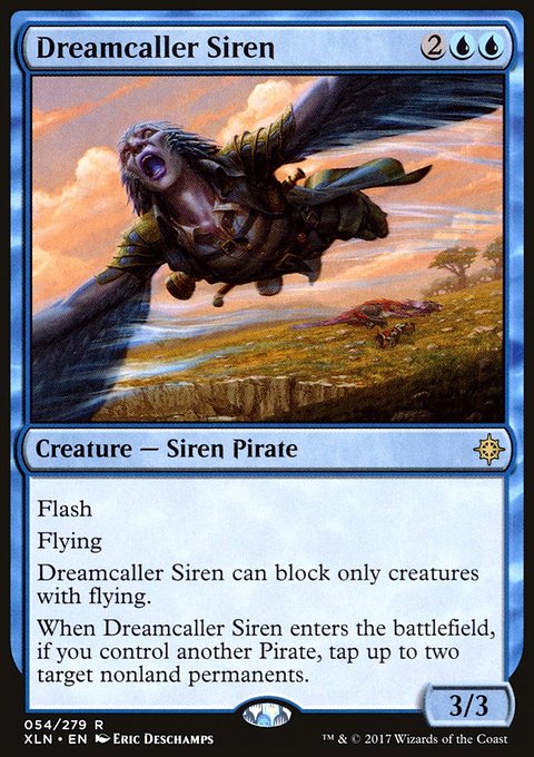 Dreamcaller Siren, Ixalan #54, Magic: The Gathering card
