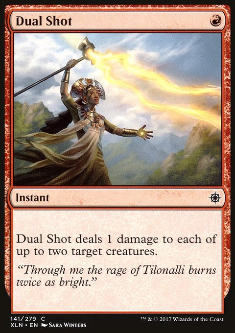 Dual Shot, Ixalan #141, Magic: The Gathering card