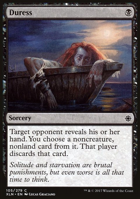 Duress, Ixalan #105, Magic: The Gathering card
