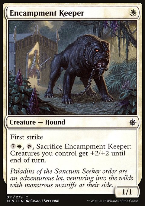 Encampment Keeper, Ixalan #11, Magic: The Gathering card