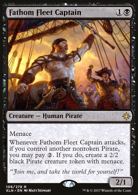 Fathom Fleet Captain, Ixalan #106, Magic: The Gathering card
