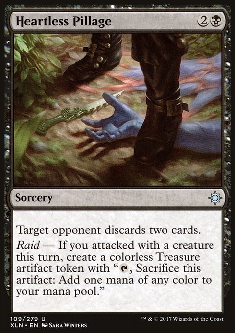 Heartless Pillage, Ixalan #109, Magic: The Gathering card