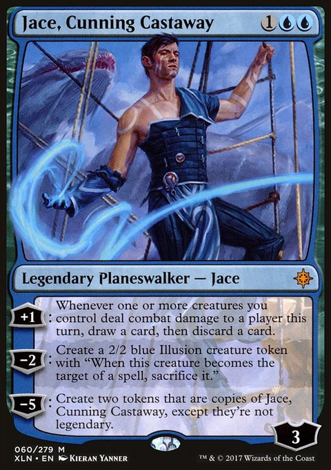 Jace, Cunning Castaway, Ixalan #60, Magic: The Gathering card