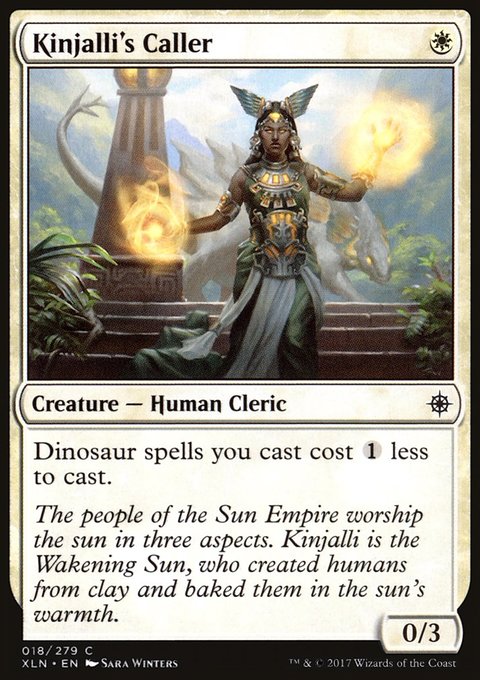 Kinjalli's Caller, Ixalan #18, Magic: The Gathering card