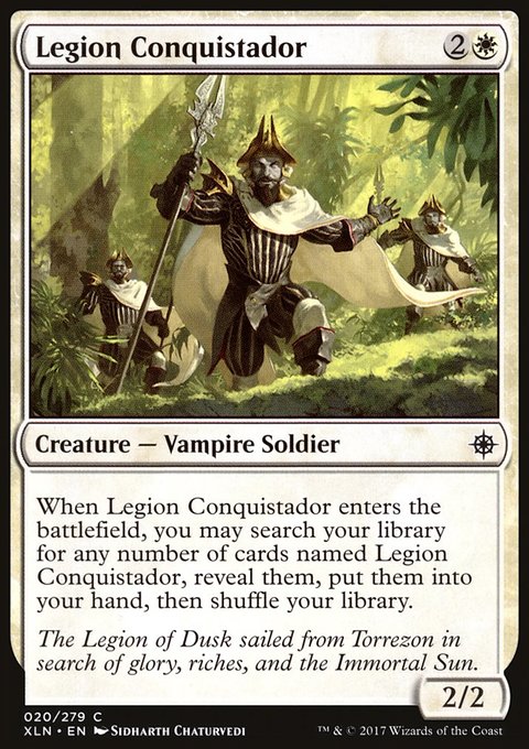 Legion Conquistador, Ixalan #20, Magic: The Gathering card