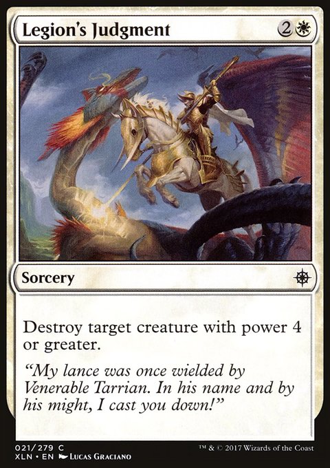 Legion's Judgment, Ixalan #21, Magic: The Gathering card