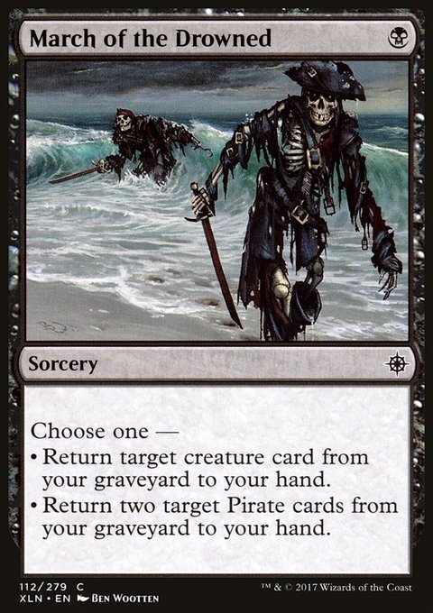 March of the Drowned, Ixalan #112, Magic: The Gathering card