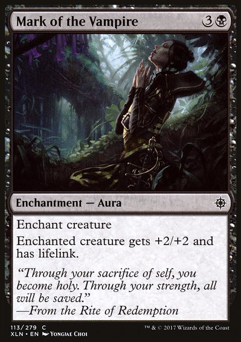 Mark of the Vampire, Ixalan #113, Magic: The Gathering card
