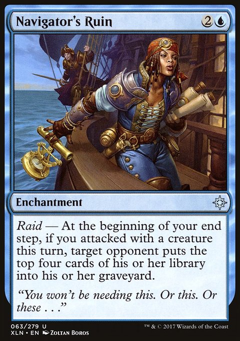 Navigator's Ruin, Ixalan #63, Magic: The Gathering card