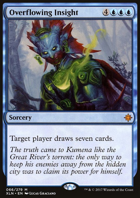 Overflowing Insight, Ixalan #66, Magic: The Gathering card