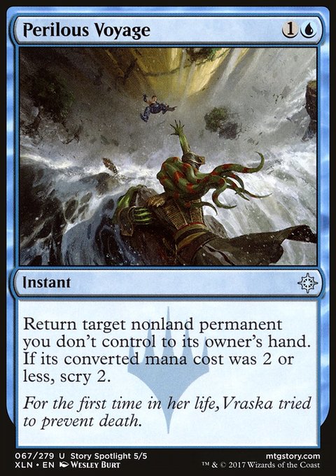 Perilous Voyage, Ixalan #67, Magic: The Gathering card