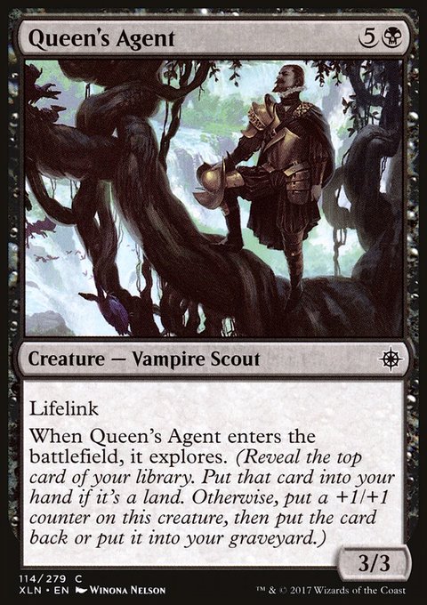 Queen's Agent, Ixalan #114, Magic: The Gathering card