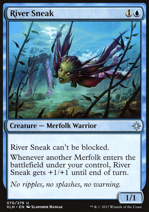 River Sneak, Ixalan #70, Magic: The Gathering card