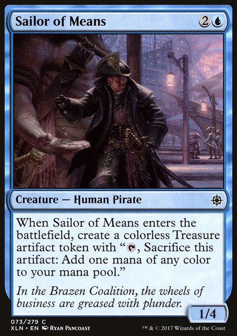 Sailor of Means, Ixalan #73, Magic: The Gathering card