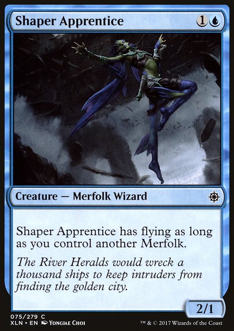 Shaper Apprentice, Ixalan #75, Magic: The Gathering card