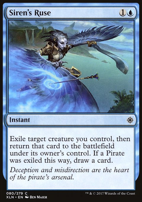 Siren's Ruse, Ixalan #80, Magic: The Gathering card