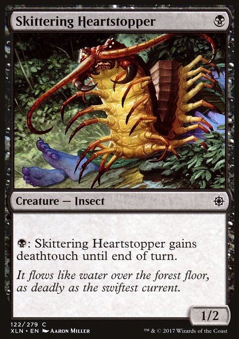 Skittering Heartstopper, Ixalan #122, Magic: The Gathering card