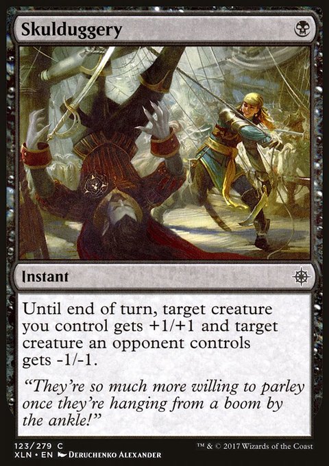 Skulduggery, Ixalan #123, Magic: The Gathering card