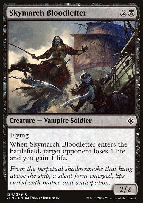 Skymarch Bloodletter, Ixalan #124, Magic: The Gathering card
