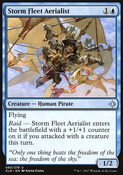 Storm Fleet Aerialist, Ixalan #83, Magic: The Gathering card