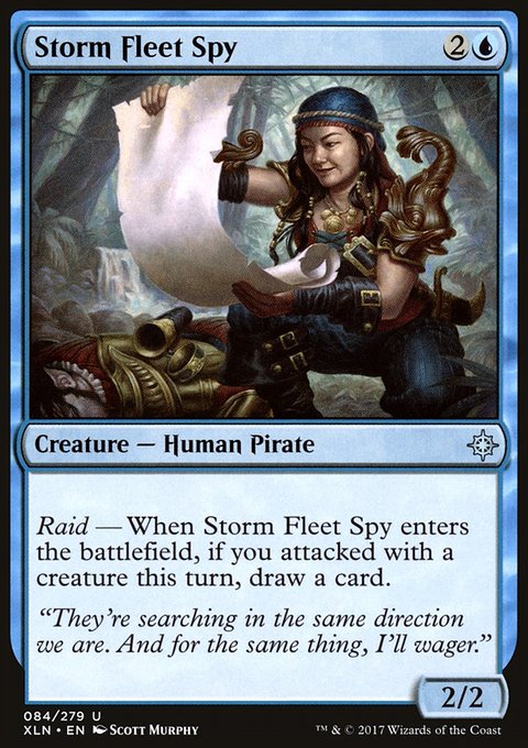 Storm Fleet Spy, Ixalan #84, Magic: The Gathering card
