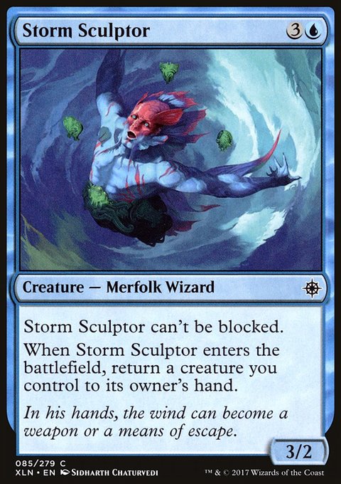 Storm Sculptor, Ixalan #85, Magic: The Gathering card
