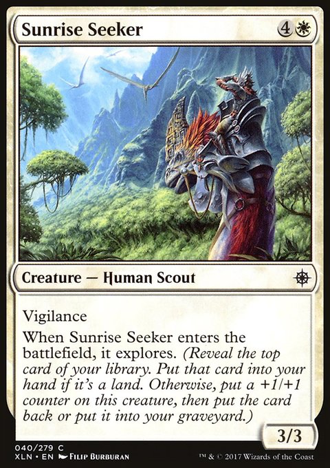 Sunrise Seeker, Ixalan #40, Magic: The Gathering card