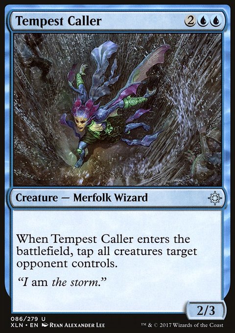 Tempest Caller, Ixalan #86, Magic: The Gathering card