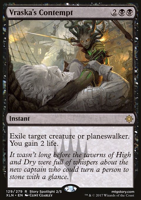 Vraska's Contempt, Ixalan #129, Magic: The Gathering card