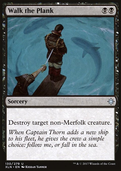 Walk the Plank, Ixalan #130, Magic: The Gathering card