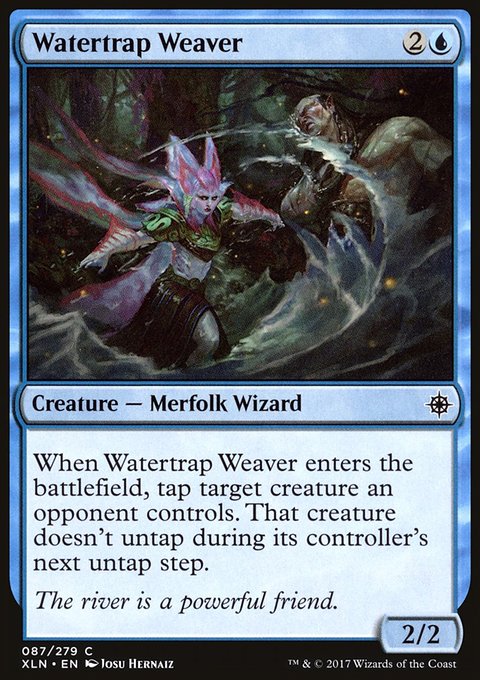 Watertrap Weaver, Ixalan #87, Magic: The Gathering card