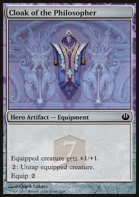 Cloak of the Philosopher, Journey into Nyx Hero's Path #7b, Magic: The Gathering card
