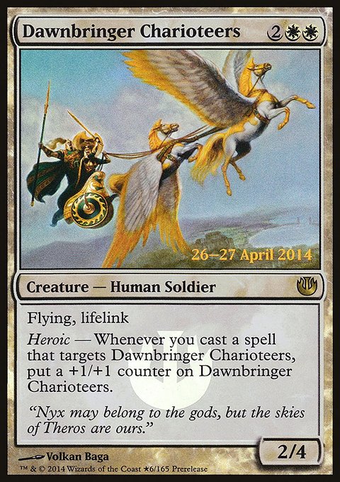 Dawnbringer Charioteers, Journey into Nyx Promos #6★, Magic: The Gathering card