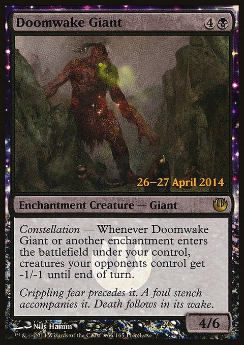 Doomwake Giant, Journey into Nyx Promos #66★, Magic: The Gathering card