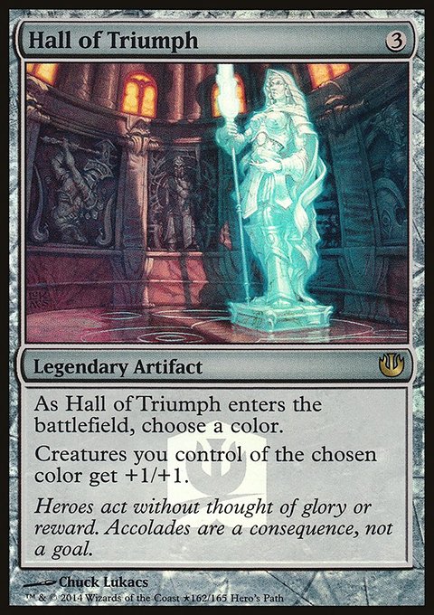 Hall of Triumph, Journey into Nyx Promos #162, Magic: The Gathering card