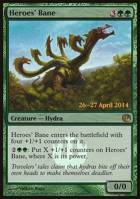Heroes' Bane, Journey into Nyx Promos #126★, Magic: The Gathering card