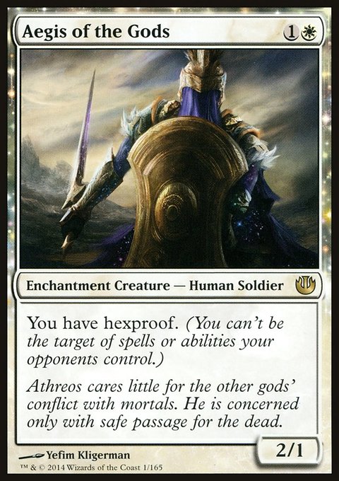 Aegis of the Gods, Journey into Nyx #1, Magic: The Gathering card