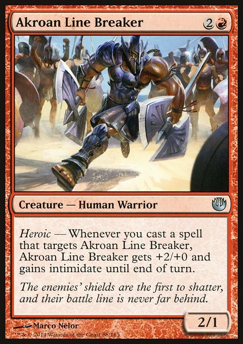 Akroan Line Breaker, Journey into Nyx #88, Magic: The Gathering card
