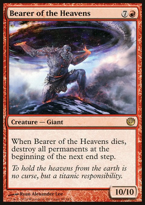 Bearer of the Heavens, Journey into Nyx #89, Magic: The Gathering card