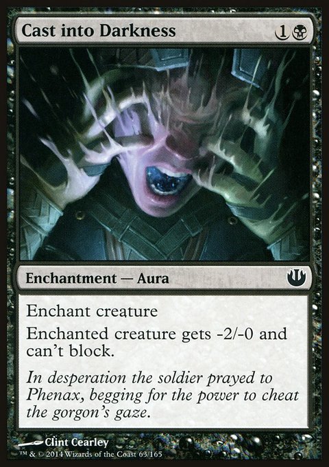 Cast into Darkness, Journey into Nyx #63, Magic: The Gathering card