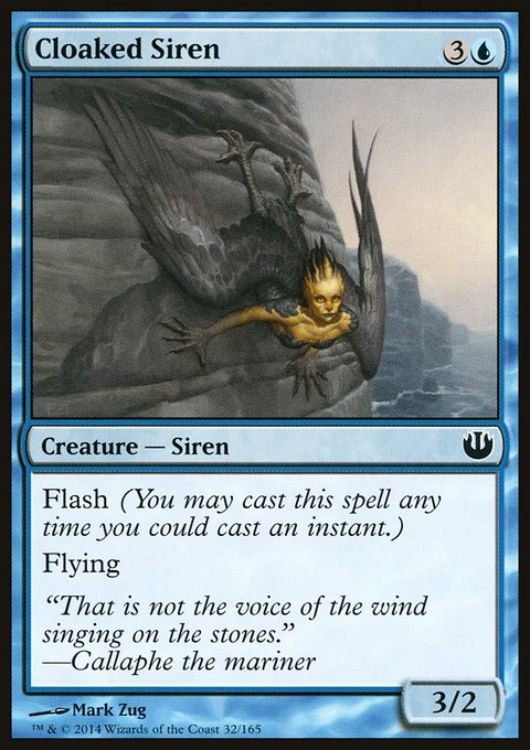 Cloaked Siren, Journey into Nyx #32, Magic: The Gathering card