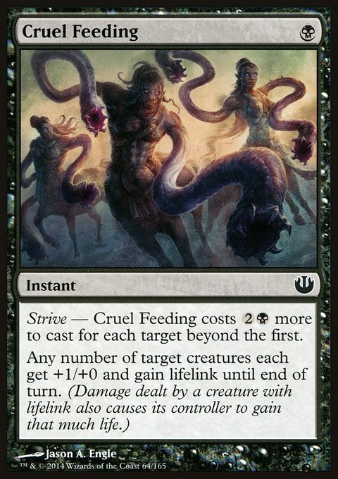 Cruel Feeding, Journey into Nyx #64, Magic: The Gathering card