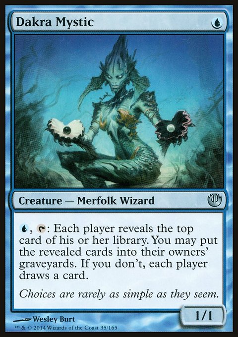 Dakra Mystic, Journey into Nyx #35, Magic: The Gathering card